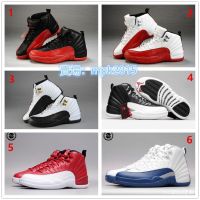 【สีแดงแสดงขาย】［5ดาวผู้ขาย］ Air 12 รองเท้าบาสเกตบอล aj12 จอร์แดน12S จอร์แดน12 รองเท้าบาสเกตบอล 36-47