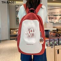 and senior high school students large-capacity durable middle student schoolbag niche unpopular backpack does the style university