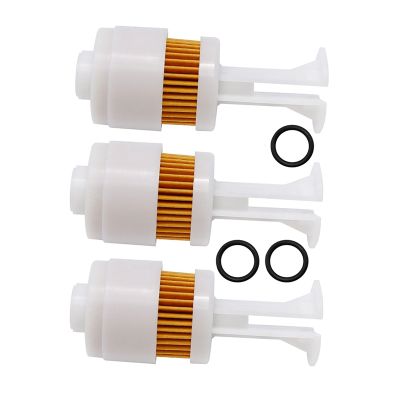 3Pcs Fuel Filter for Yamaha Outboard 2.5 / 150-250Hp 65L-24563-00-00 WSM 600-290 18-7936 DX150 VX250 LX150 PX150 S225