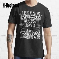 Legends Were Born In August 1972 Limited Edition Birthday Vintage Quality Aged Perfection Trending T-Shirt Xs-5Xl Custom Gift