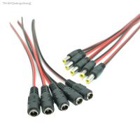 ⊕ Male Female Pigtail Jack Cable Adapter Plug Power Supply 5.5 x 2.1mm 12V DC Connectors Wire Set for LED Strip Light CCTV Camera