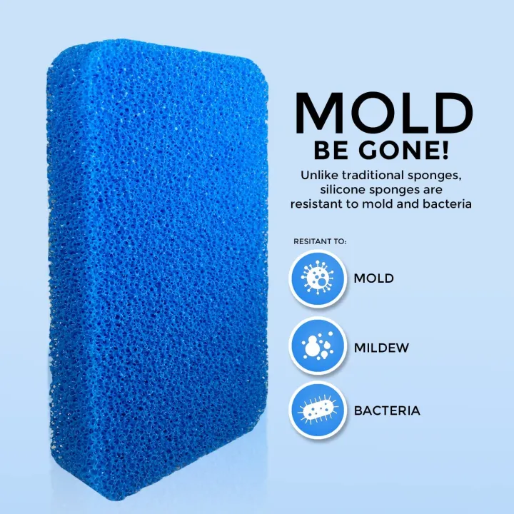 STK Heavy Duty Silicone Scrubber Sponges (10 Pack) Modern