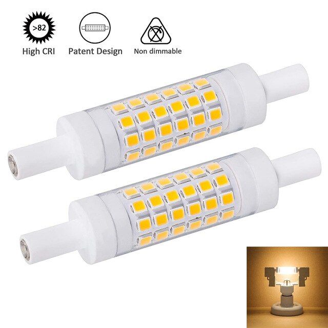 2023-hot-gaqiugua6-หลอดไฟ-led-หรี่แสงได้-r7s-หลอดไฟ-led-6w-10w-450-lumens-1000-lumens-360องศา-ac-230v-เทียบเท่าหลอดฮาโลเจนโปรเจกเตอร์หลอดไฟ