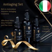 ANTIAGING SET - Antiaging Cleanser, Antioxidant Serum, face cream