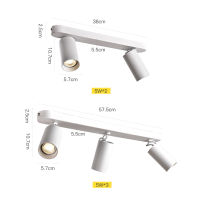 BRGT LED Spot Light GU10 Surface Mounted Ceiling Lamp Adjustable Replaceable Lights For Kitchen Living Room Indoor Lighting