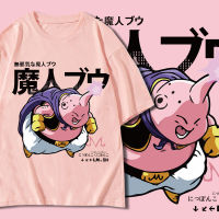 [Hot] Dragon Ball Z Majin Buu อะนิเมะแขนสั้นเสื้อยืดผู้ชาย Dragon Ball เสื้อยืดผ้าฝ้ายแขนสั้น