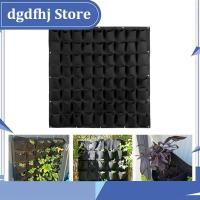 Dgdfhj Shop 72 Pockets Wall-mounted Grow Bags Wall Hanging Planting Bags Vertical Garden Flower Plant Nursery Pot Supplies Yard