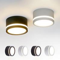 Dimmable Surface Mounted LED Downlights 7W 9W 12W 15W 18W SMD5730 Chip Ceiling Lamp Spot Light AC90~260V For Home illumination  by Hs2023