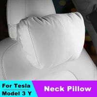 For Tesla Model 3/Y/X/S Seat Headrest Travel Rest Neck Pillow Neck Pillow Memory Foam Pillows Car Accessories Seat Cushions