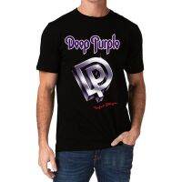 Hot sale The deep purple band graphic Mens 100% Cotton Round Neck Short Sleeve T-Shirt  Adult clothes