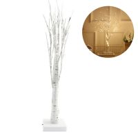 60cm 24 Lamp Beads Simulation LED White Birch Tree Lights Decoration Night Lamp