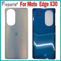 คุณภาพดีใหม่สำหรับ Motorola Edge X30ซ่อมบ้านส่วนประกอบกระจกหลังประตูฝาหลังปิดโทรศัพท์หลังสำหรับ Moto Edge ฝาหลังปิดโทรศัพท์ X30