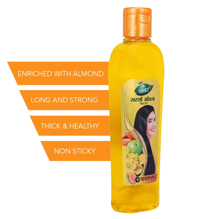 dabur-amla-sarson-oil-80m-น้ำมันมัสตาร์ดและแอมลามะยมอินเดียสำหรับผม