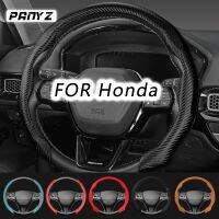 【YF】 Car Suede Steering Wheel Cover Summer Sweat-absorbin For Honda City Odyssey CIVIC CRV HRV Legend Jazz RR VTi Fit