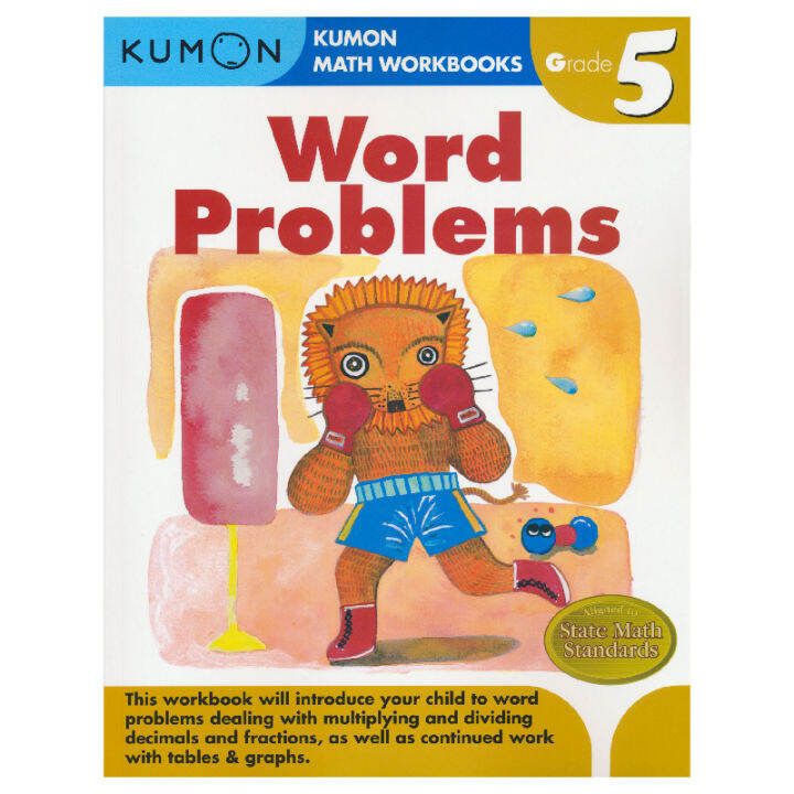 Kumon math workbooks word problems g5 official document education fifth