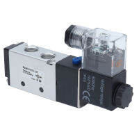 4V210‑08 Electric Solenoid Valve ปกติ 2 ตำแหน่ง 5 Ways Air Compressed Drain Valve for Automatic Workshop