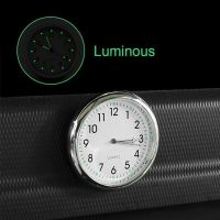 ♝☌ Car Clock Car Decoration Mini Digital Watch Luminous Ornaments Analog Watch Quartz Clocks Auto Ornament Car Accessories Gifts