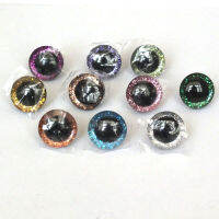 50pcslot new items 16mm20mm25mm trapezoid plastic glitter safety toy eyes +white washer for diy doll