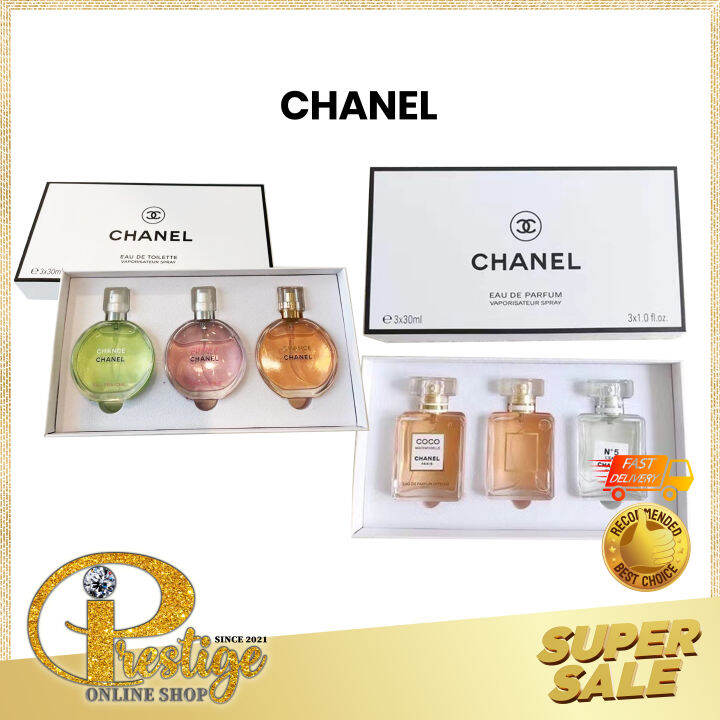 CHANEL PERFUME GIFT SET 3IN1 Lazada PH