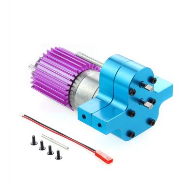 Metal 370 Motor Gearbox Gear Box for WPL C14 C24 B24 B36 MN D90 D99 MN99S RC Car Upgrade Parts
