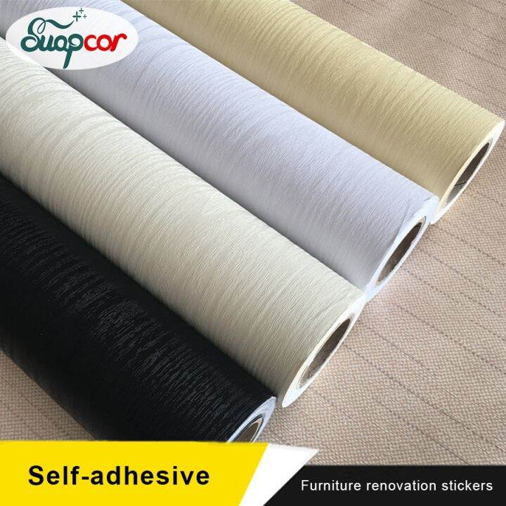 pvc-self-adhesive-wallpaper-furniture-renovation-stickers-waterproof-kitchen-cabinets-wardrobe-door-wood-decorative-boeing-film