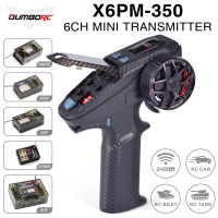 DUMBORC X6PM-350 RC เครื่องส่งสัญญาณและตัวรับสัญญาณชุด BL3FX6FGX6FPX4FMG 2.4GHZ RC Controller Gyro Universal RC รถ RC