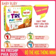 Bộ Thẻ Học Thông Minh Flashcard - Giúp Bé Phát Triển Ngôn Ngữ Và Giao Tiếp