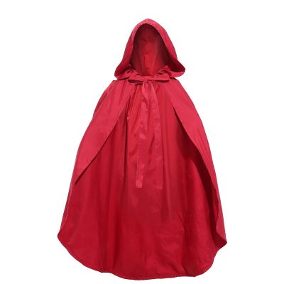 เสื้อคลุมคอสเพลย์สำหรับผู้หญิงหญิงสาวเครื่องแต่งกายหมวกแดงตัวเล็กสำหรับเด็กเล็ก
