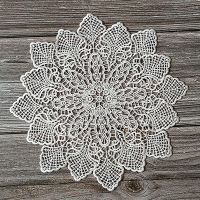 Lace Placemat Cup Coaster Mug Kitchen Wedding Table Place Mat Cloth Lace Crochet Tea Coffee Doily Handmade Pad