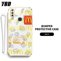 YBD เคสสำหรับโทรศัพท์ดีไซน์ของแมคโดนัลด์ซิลิโคนนิ่มเคลือบ6D Vivo Y17 Y15 Y12 Y12i Y11 2019 1901 1902 1904 1940 1906