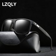 Fashion Square Vintage Polarized Sunglasses Men Women Anti