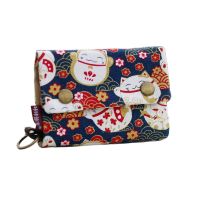 【CC】 Womens Card Wallets Canvas Cartoon Prints Organizer Coin Purse Small Female Money Carteira Femininas for