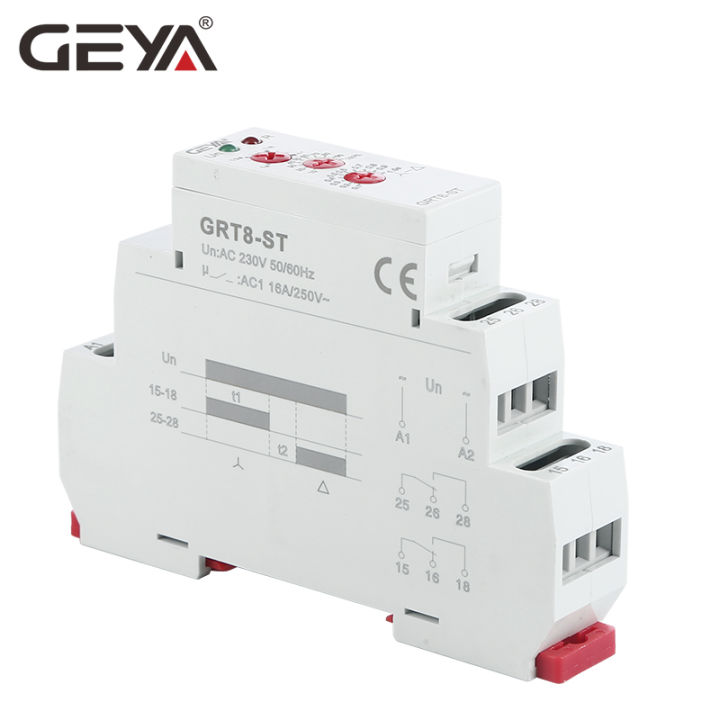 geya-grt8-st-delay-on-star-delta-timer-relay-soft-starter-ac230v-415v-acdc12v-240v-delta-relay-motor-starter