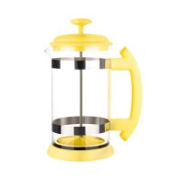 Glass French Press Refillable Coffee Kettle Party Time Americano Coffee Maker Wholesale Tea Milk Foam Producer