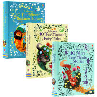 Usborne produces 10 minute bedtime illustrative stories, 3 volumes, and 10 ten minute bedtime stories, fairy tales, English original childrens classic fairy tales, parent-child bedtime books