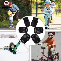 Winmax 6pcs Protective Gears Set For Kids Children Knee Pad Elbow Pads Wrist Guards Child Safety Protector Kit For Cycling Bike Skating