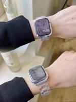 ( พร้อมส่งในไทย ?? ) Clear Rasin Strap สายนาฬิกาข้อมือ  แบบเรซิ่นใส ใช้ได้กับ Smart Watch 9 8  7 6 5 4 3 2 1 Se Ultra และ Ultra8Pro S8Ultra HK9Pro Watch8Max Watch9Max X10 X12 X24 IW9mini HW68mini