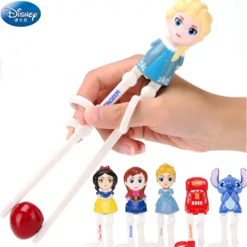 1PCS SnowWhite Elsa Anna 3D Kids Learning Chopsticks Kid Training  Chopsticks