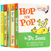 Dr. Seuss classic picture book, English paperboard book, 5 Dr. Seuss natural spelling, Liao Caixing book list