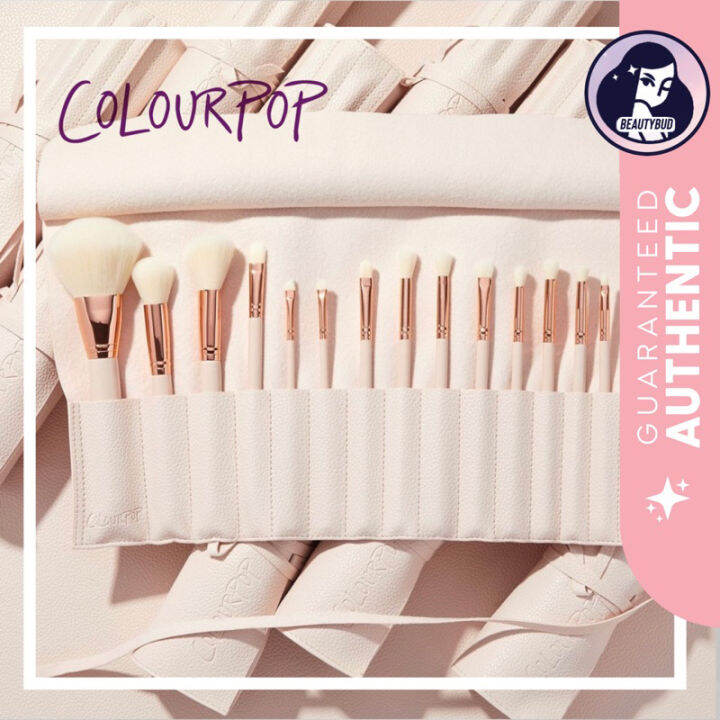 ON HAND Colourpop Ultimate Brush Roll & Stone Cold Brush Roll