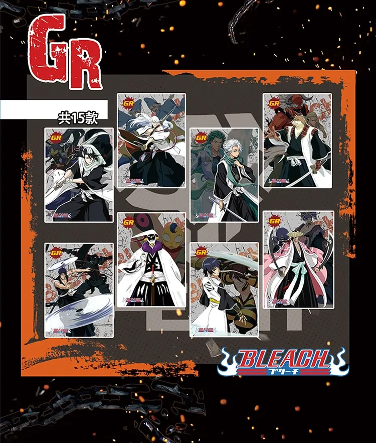 2023 New Bleach Cards Booster Box Thousand-year Blood War Tcg Anime SZR,  JCR, EXR, SXR, SLR, LSP Rare Card Japanese Anime Cartas - AliExpress