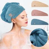 Coral Velvet Thickening Towels Women Bathroom Microfiber Towel Hair Towel Bath Towels Soft Absorbent Shower Cap Dry Hair Towel Towels