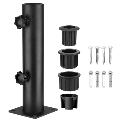 Patio Umbrella Stand Base Replacement Spare Parts Accessories Outdoor Umbrella Holder and Clamp on Decks, Table Umbrella Stand in Patio and Courtyard