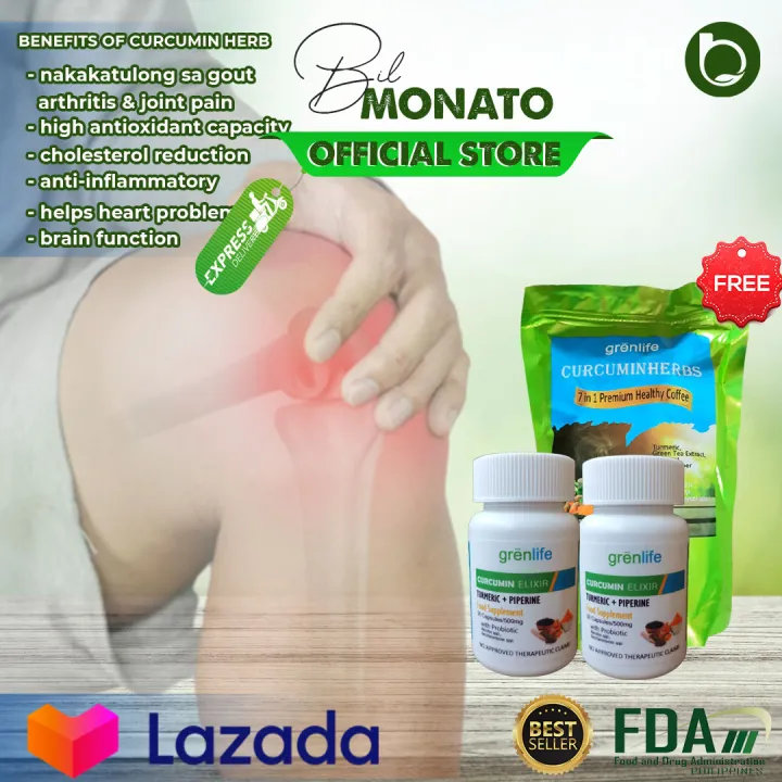 [2 + 1 Bundle] 100 Organic Turmeric Curcumin Herb Capsule & Coffee