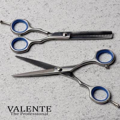 NEW❗️ VALENTE  ชุดกรรไกรตัดผม+ซอยผม ขนาด 5.5" นิ้ว แถมกระเป๋าใส่กรรไกร รุ่น PKY-1577