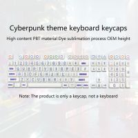 2022 New Stylish 104Key Keycaps/Set Fashionable Punk Themes OEM Dye Sub PBT Keycaps for Laptop Desktop PC Computer