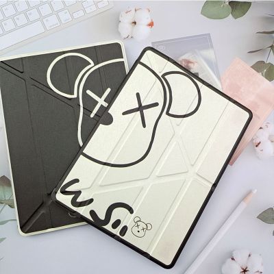 Hot Sale 【Case for ipad】korean style deformation protective case for gen5/gen6/gen7/gen8/gen9 10.2 Air1/2 9.7 Air4/Air5 10.9 pro11