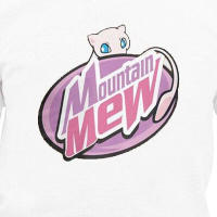 Pokemon Mountain Mew Mans T Shirts Vintage Short Sleeves Tees O Neck T-Shirts Large Size Tops tshirt men Casual Clothing แฟชั่นแขนสั้นผ้าฝ้าย