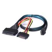 Mini SAS Oculink 4I High-Speed PCIE 4.0 SFF-8611 to 8639 U.2 Hard Disk Data Cable Data Cable SFF8611 to SFF8639 Hard Disk Cable