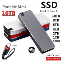 External SSD 1TB Portable SSD USB Type C USB 3.1 500GB 2TB 4TB 8TB Solid State Drive Mobile Hard Disks For Laptop New 2023